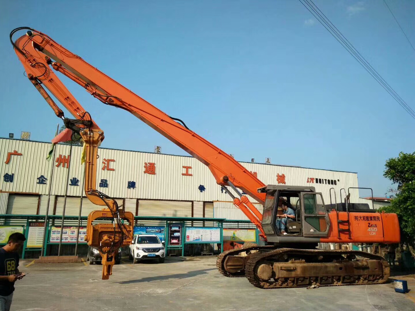 挖掘機(jī)打樁臂、打樁臂、挖掘機(jī)打樁臂廠家
