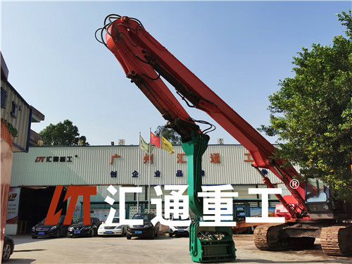 挖掘機(jī)打樁臂、打樁臂、打樁錘、挖掘機(jī)打樁臂廠家
