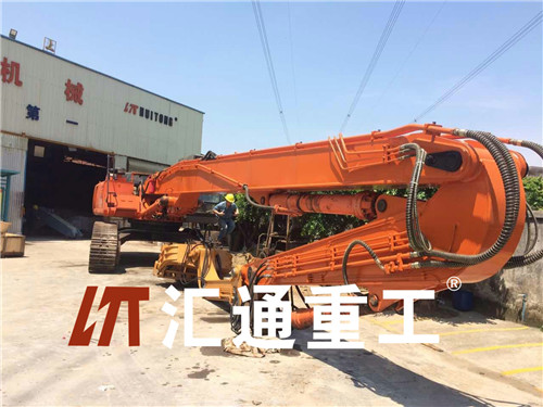 挖掘機(jī)打樁臂、打樁臂、打樁錘、挖掘機(jī)打樁臂廠家