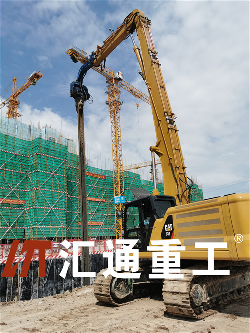 挖掘機(jī)打樁臂、打樁臂、打樁錘、挖掘機(jī)打樁臂廠家